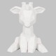 Ceramic Bisque Giraffe Facet-ini - Case of 6